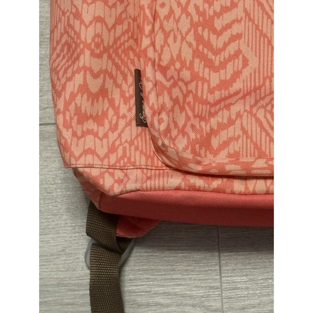 Emma And Chloe Aztec Geo Pattern Coral Backpack